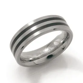 0101-17 Boccia Titanium Ring