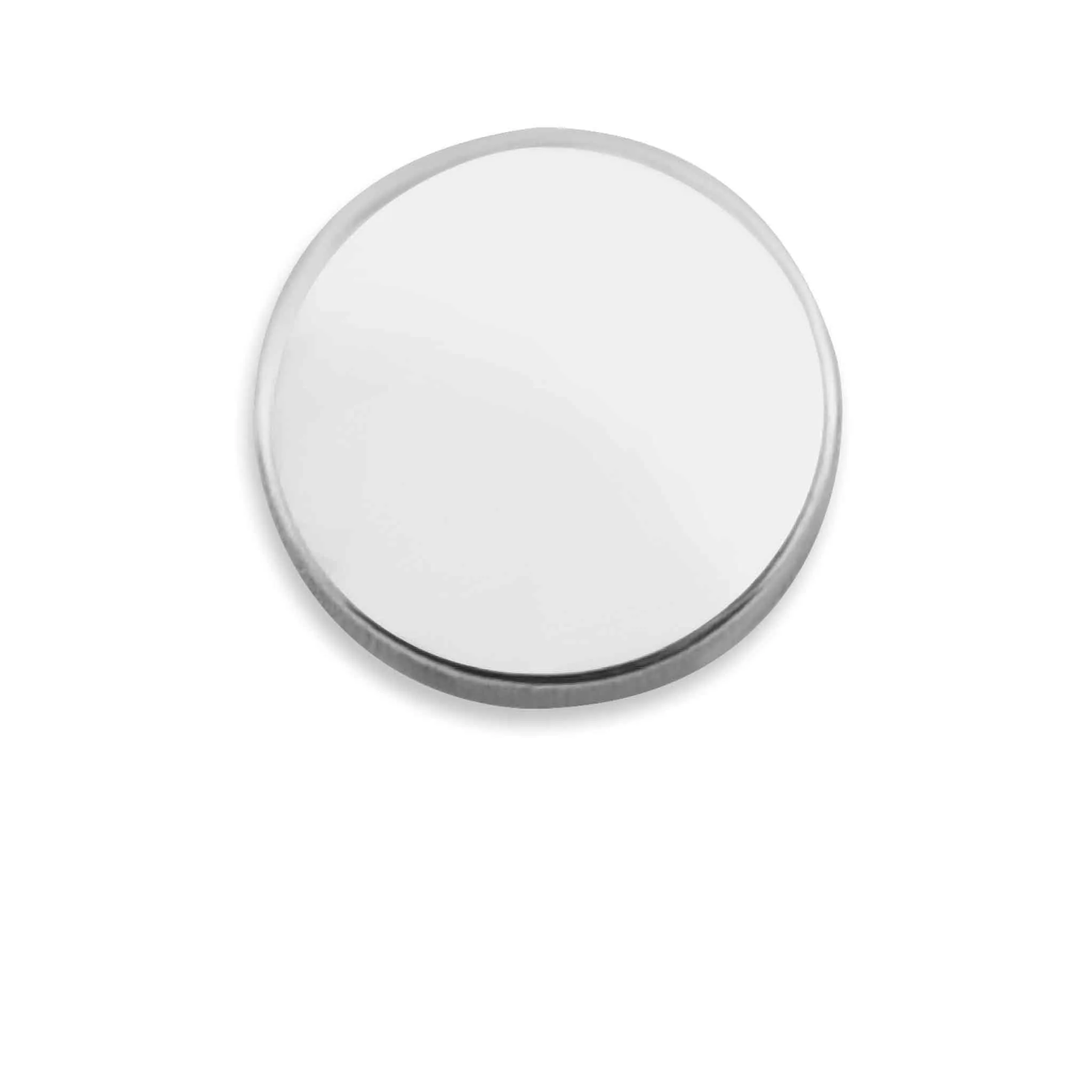 10 Pack - Polished Blank Stainless Steel Round Pendant / SBB0015