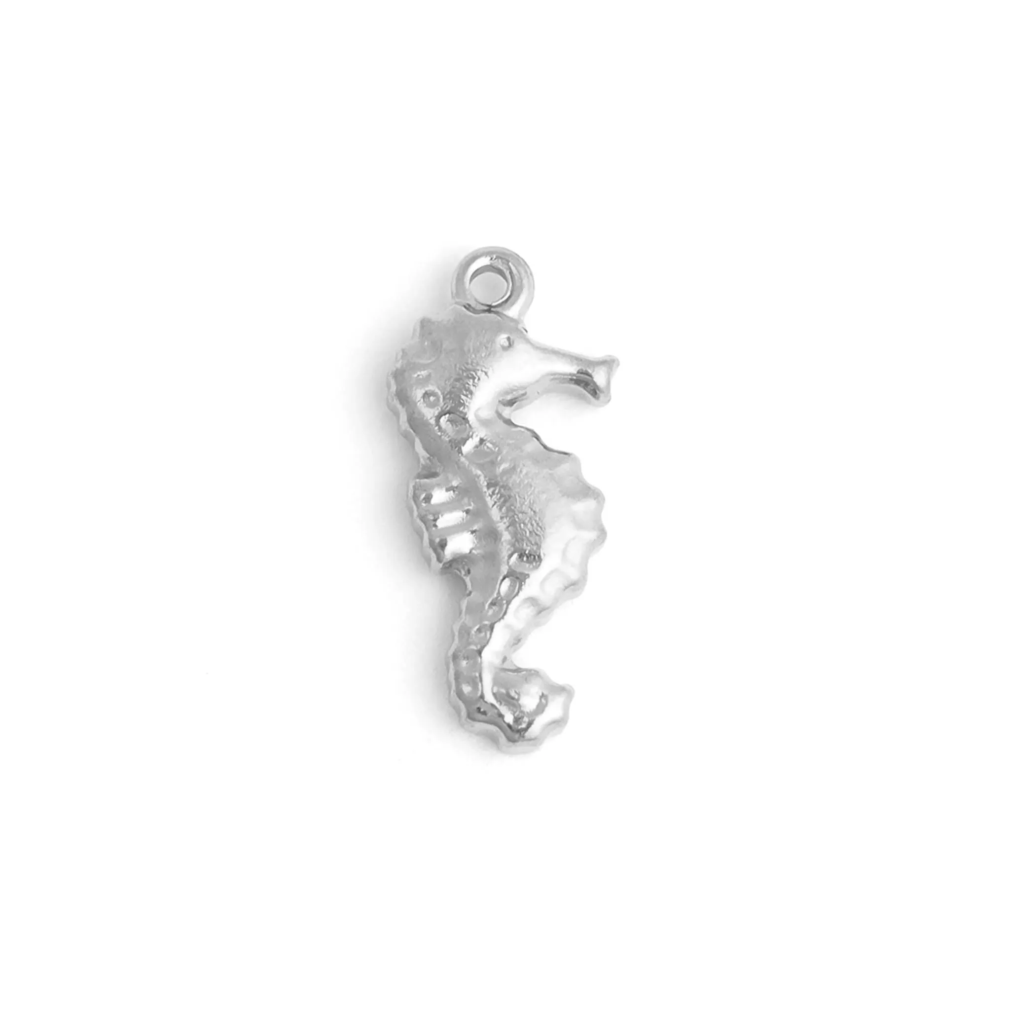 18K Gold PVD Stainless Steel Seahorse Charm / PDL0096