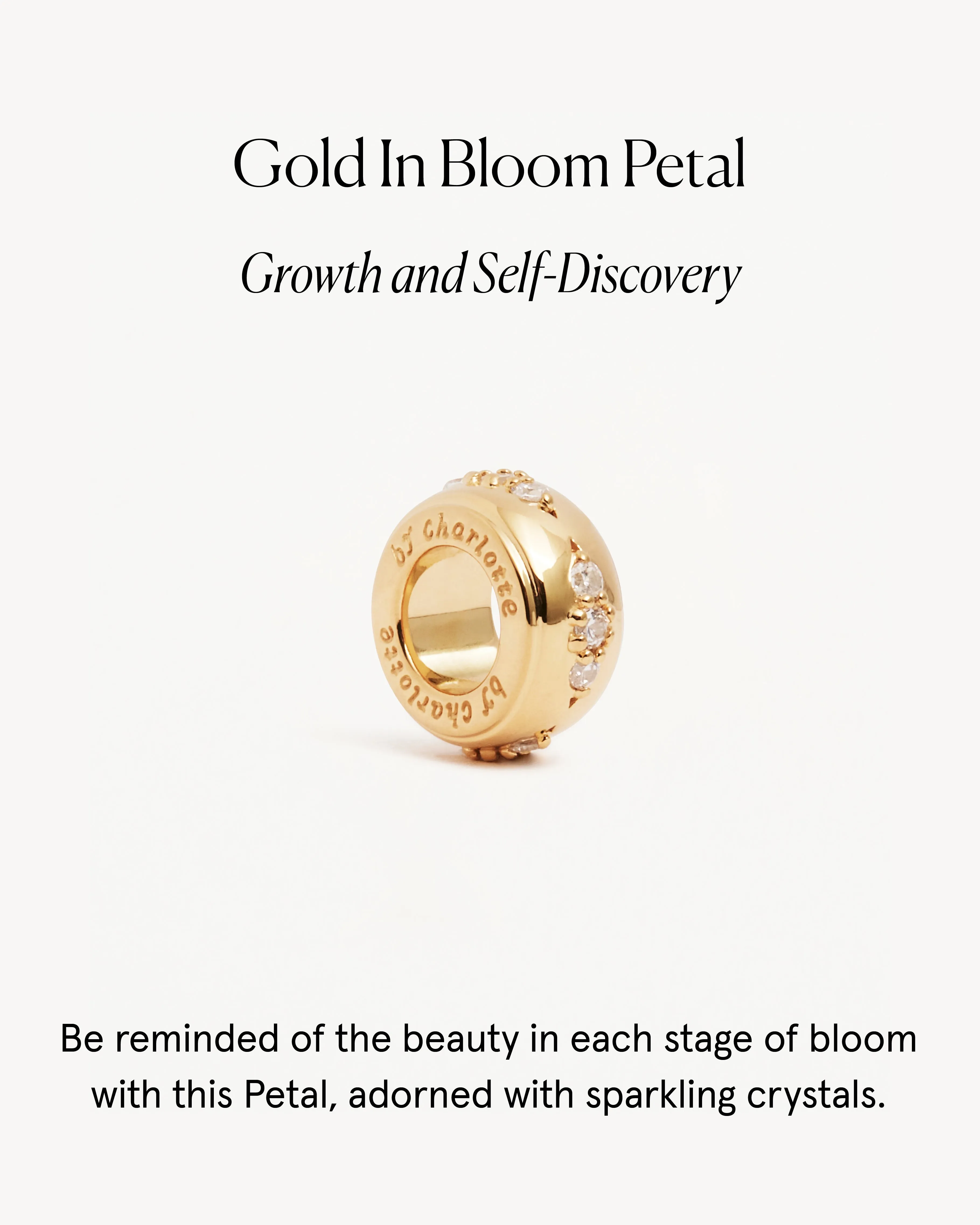 18k Gold Vermeil In Bloom Petal Charm