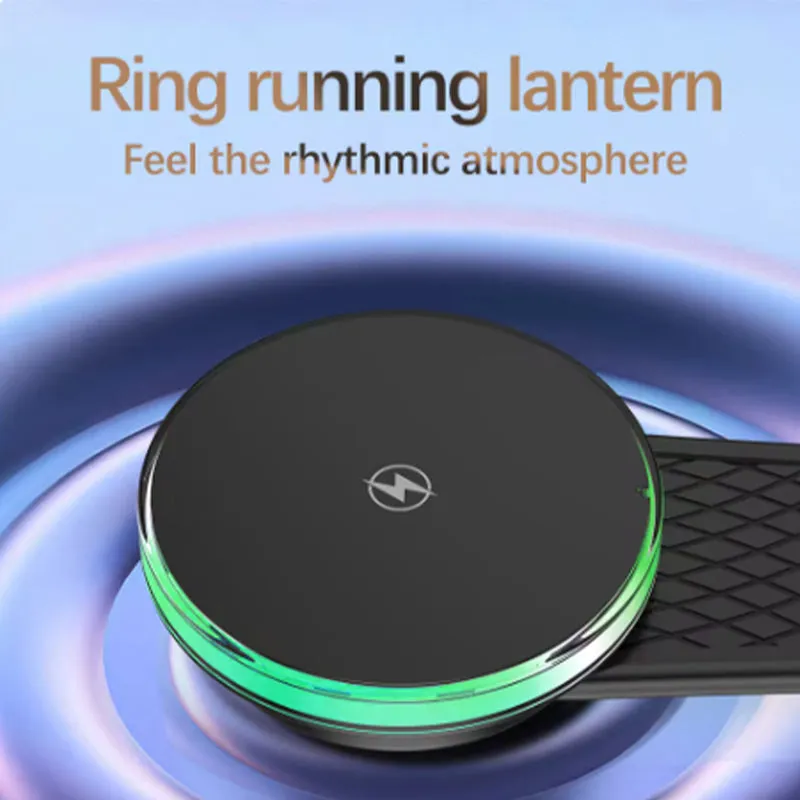 2 in 1 Car Folding Magnetic Wireless Charger