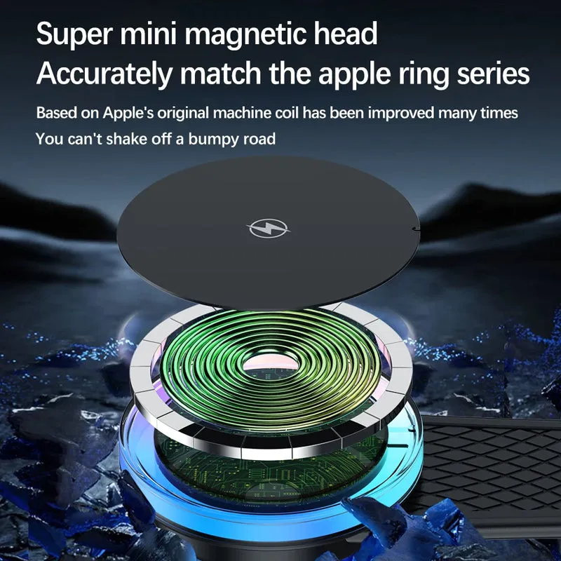 2 in 1 Car Folding Magnetic Wireless Charger