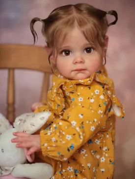 24" Precious Real Life Baby Doll in Floral Romper