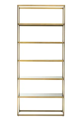 5 Shelf Brass Cabinet | Eichholtz Omega