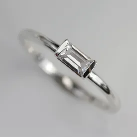 5x3mm Baguette Stacking Ring