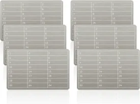 6 Plates Steel Wallet Crypto Cryptocurrency Seed Storage Crypto Wallet for Bitcoin Hardware Cold Backup