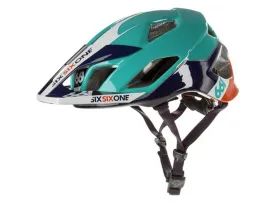 661 Evo AM Helmet - Orange-Blue
