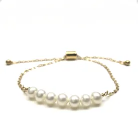 7 PEARL ADJUSTABLE BRACELET