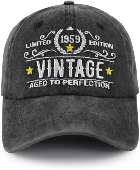 70th 69th 68th 67th 66th 65th 64th 63th 62th 61th Birthday Gift Vintage 1955 1956 1957 1958 1959 1960 1961 1962 1963 1964 Hat