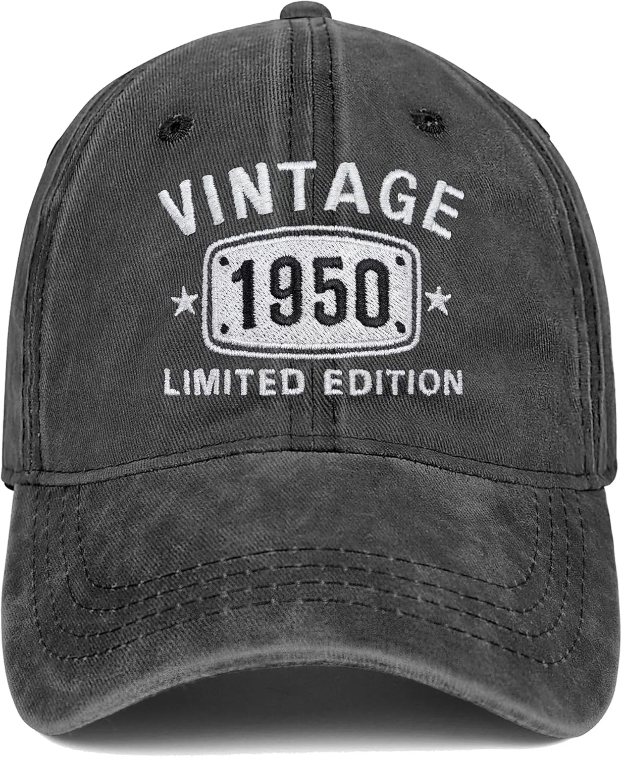 75th Birthday Gifts for Men Women 1950 Vintage Hats Embroidered Baseball Cap