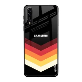 Abstract Arrow Pattern Glass Case For Samsung Galaxy A30s