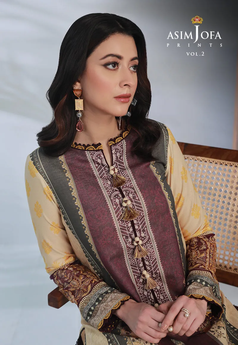 AJBP-55 EMBROIDERED LAWN 2-PCS