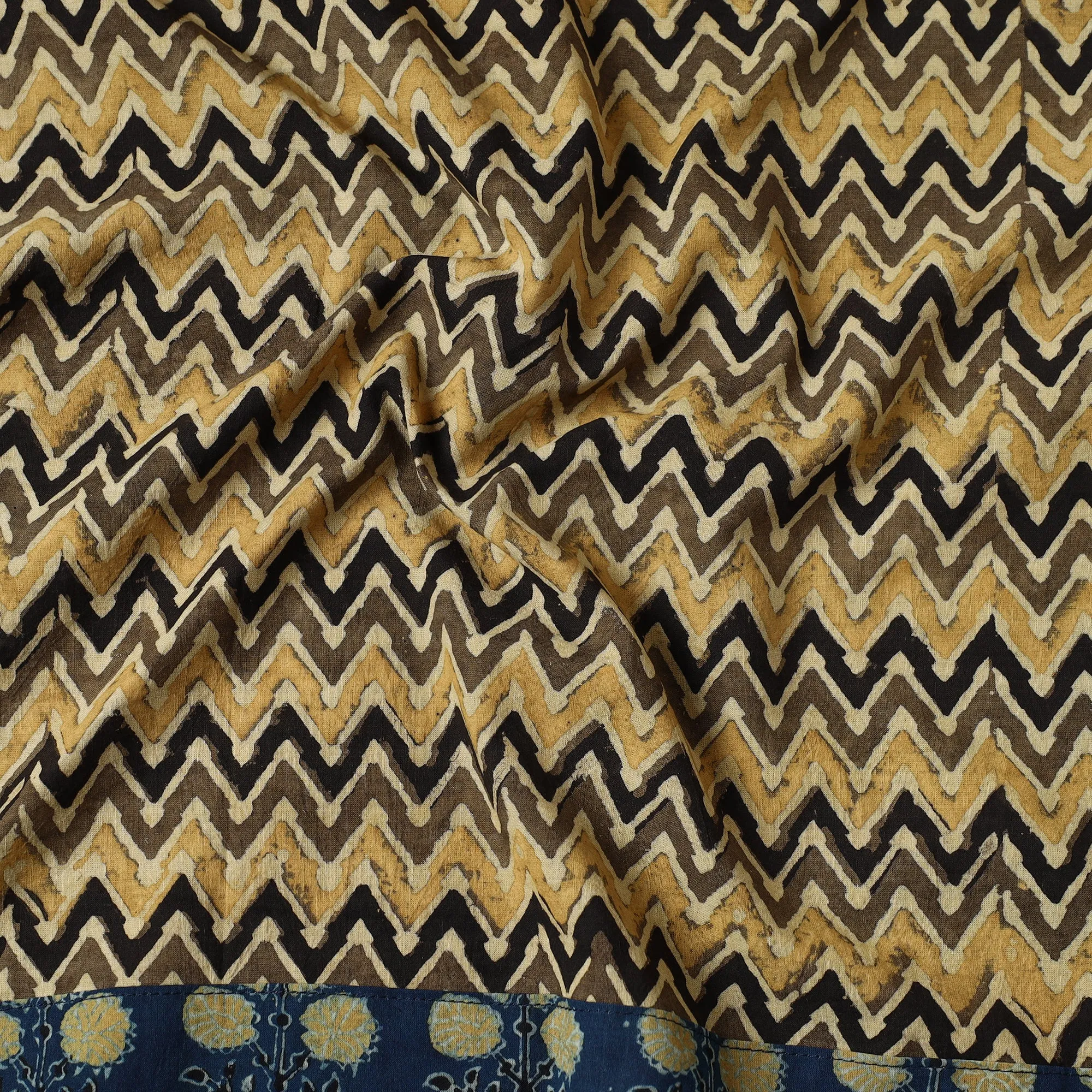 Ajrakh Block Printed Cotton Bandana