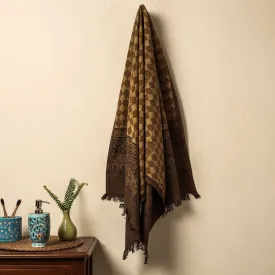 Ajrakh Block Printed Handloom Cotton Towel