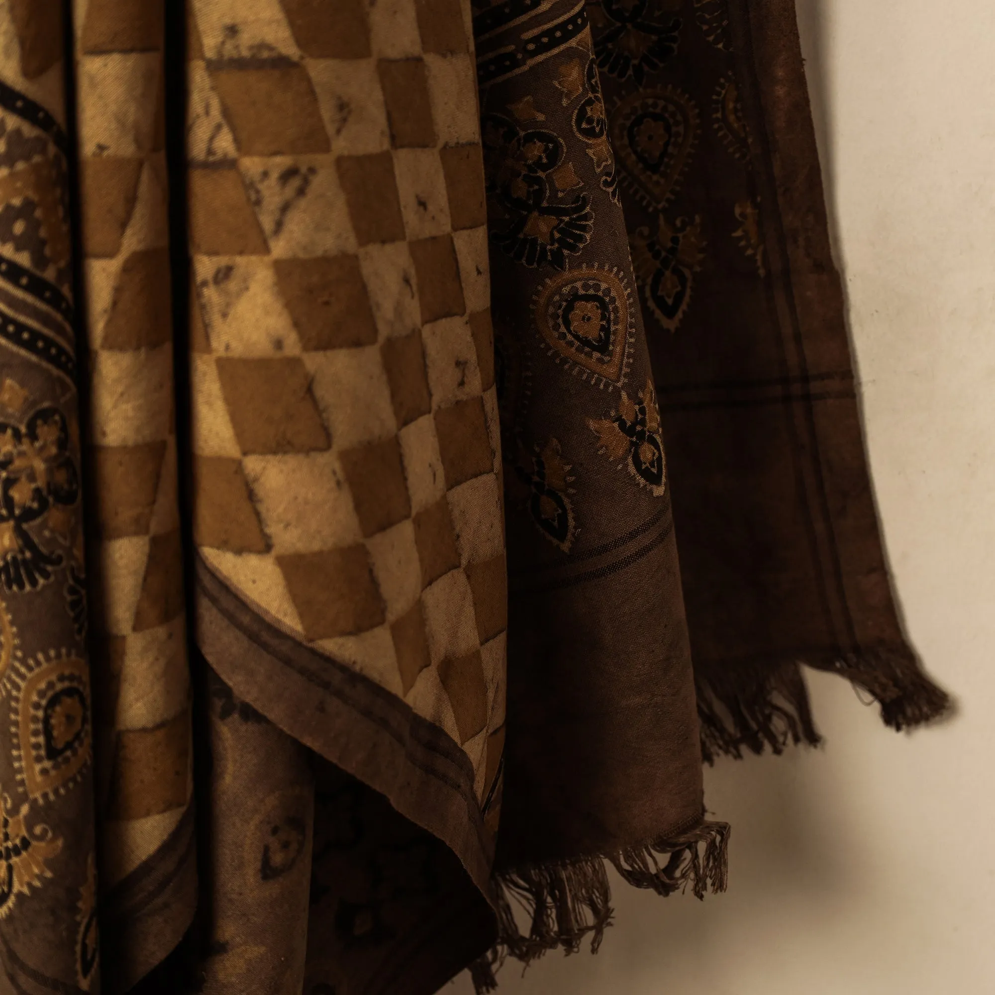 Ajrakh Block Printed Handloom Cotton Towel