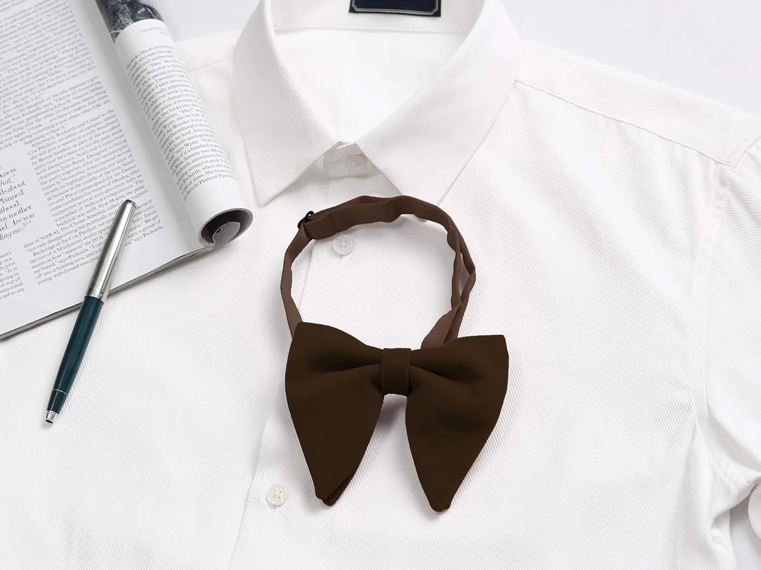 Allegra K Solid Pre-tied Bow Ties for Women Men Formal Party Prom Bowties Velvet