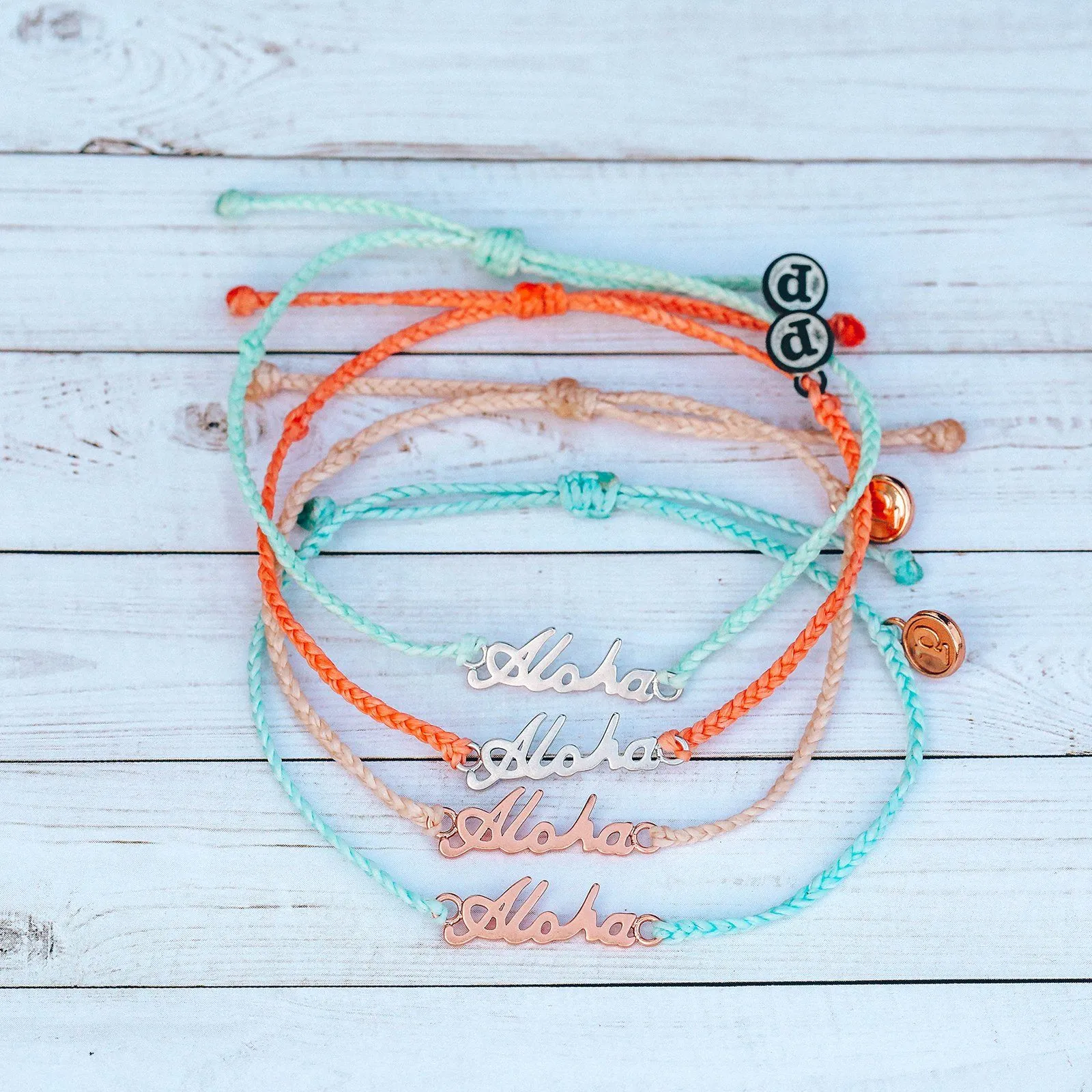 Aloha Script Charm