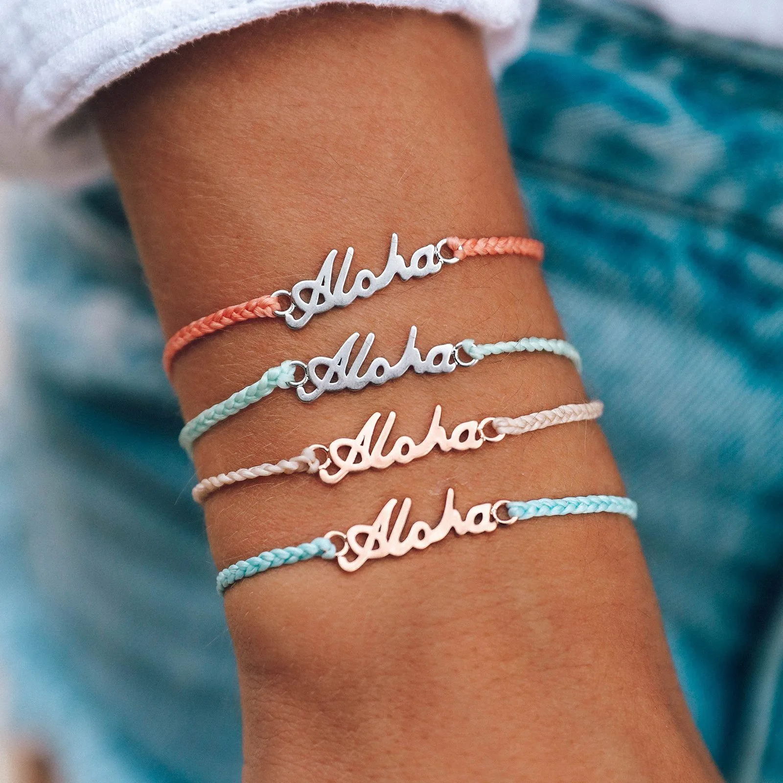 Aloha Script Charm