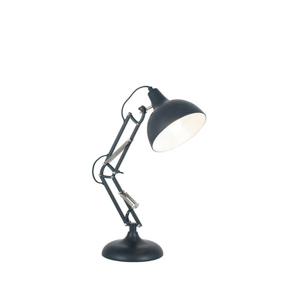 Alonzo Matt Black Metal Angled Task Table Lamp