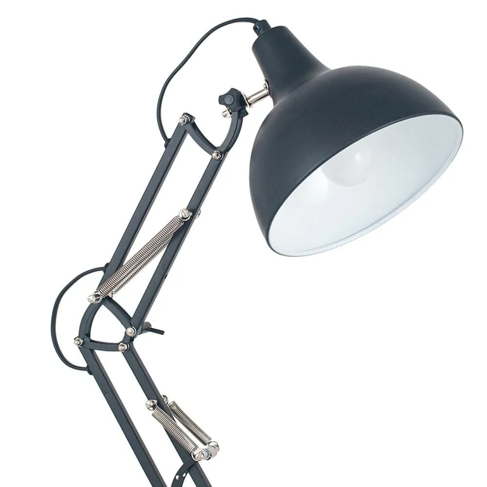 Alonzo Matt Black Metal Angled Task Table Lamp