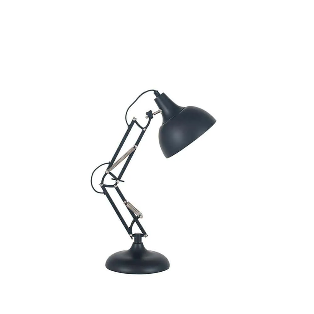Alonzo Matt Black Metal Angled Task Table Lamp