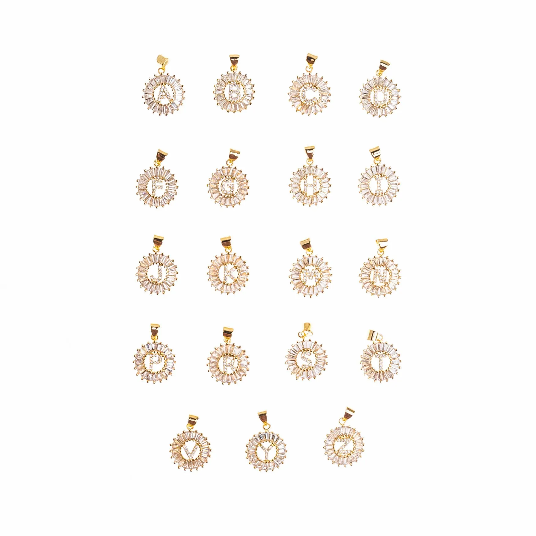 Alphabet Charm Anti-Tarnish | Size : 16mm | 1PC