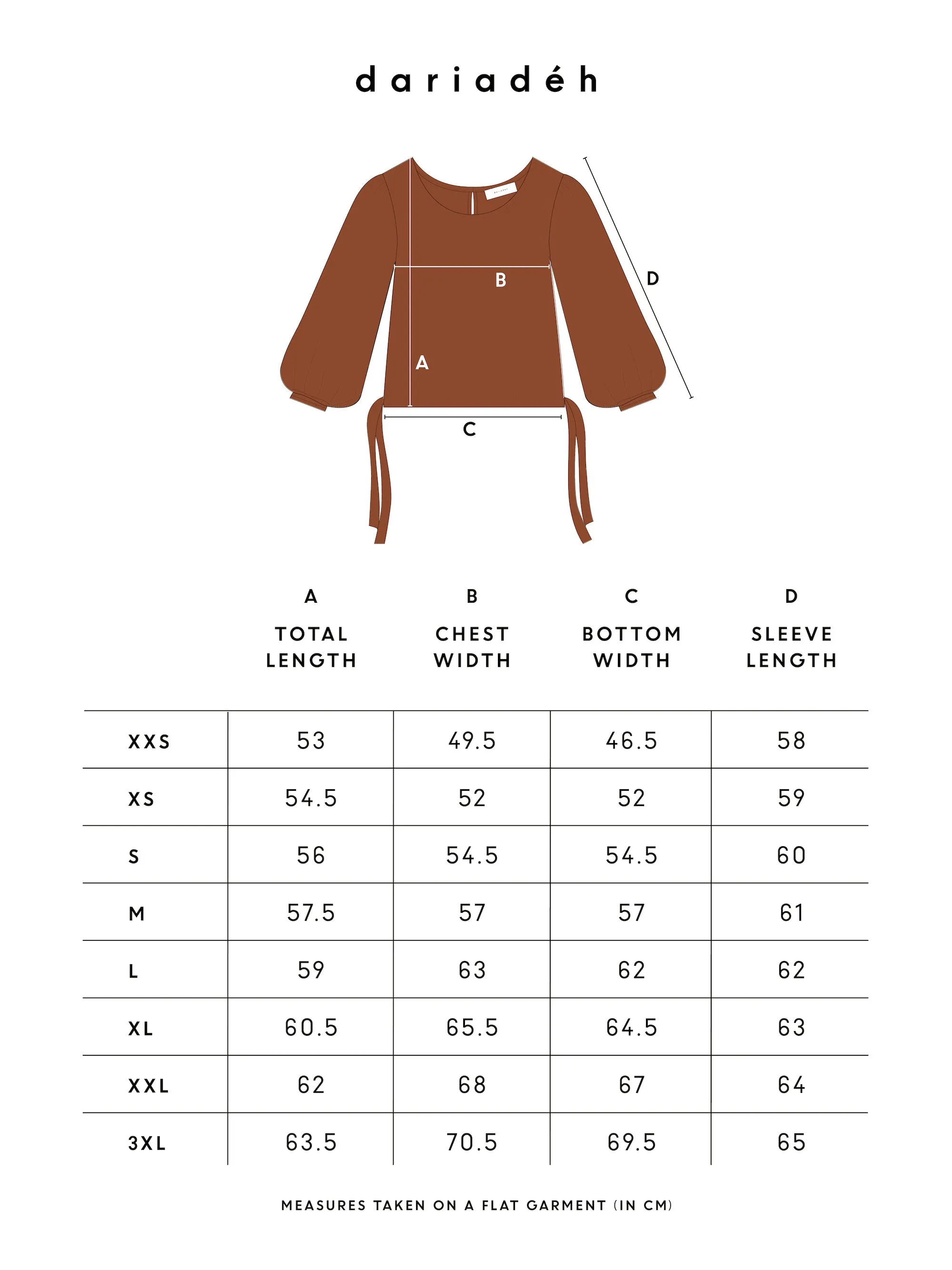 Anna Puffed Longsleeve Top Ginger Bread