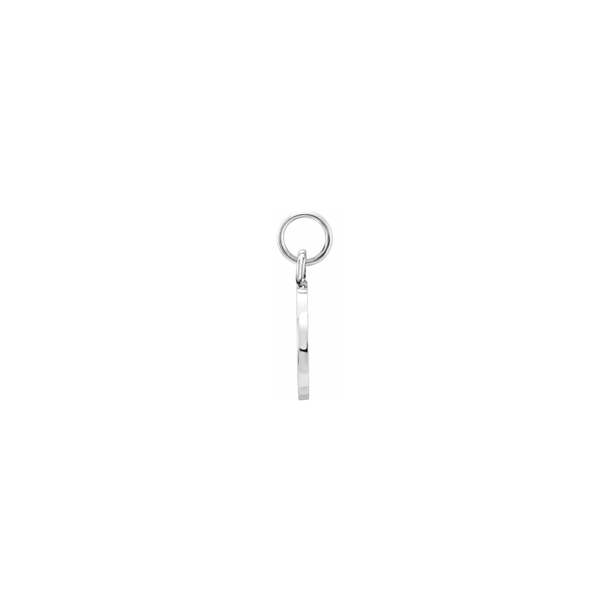 Antique Compass Charm (Silver)