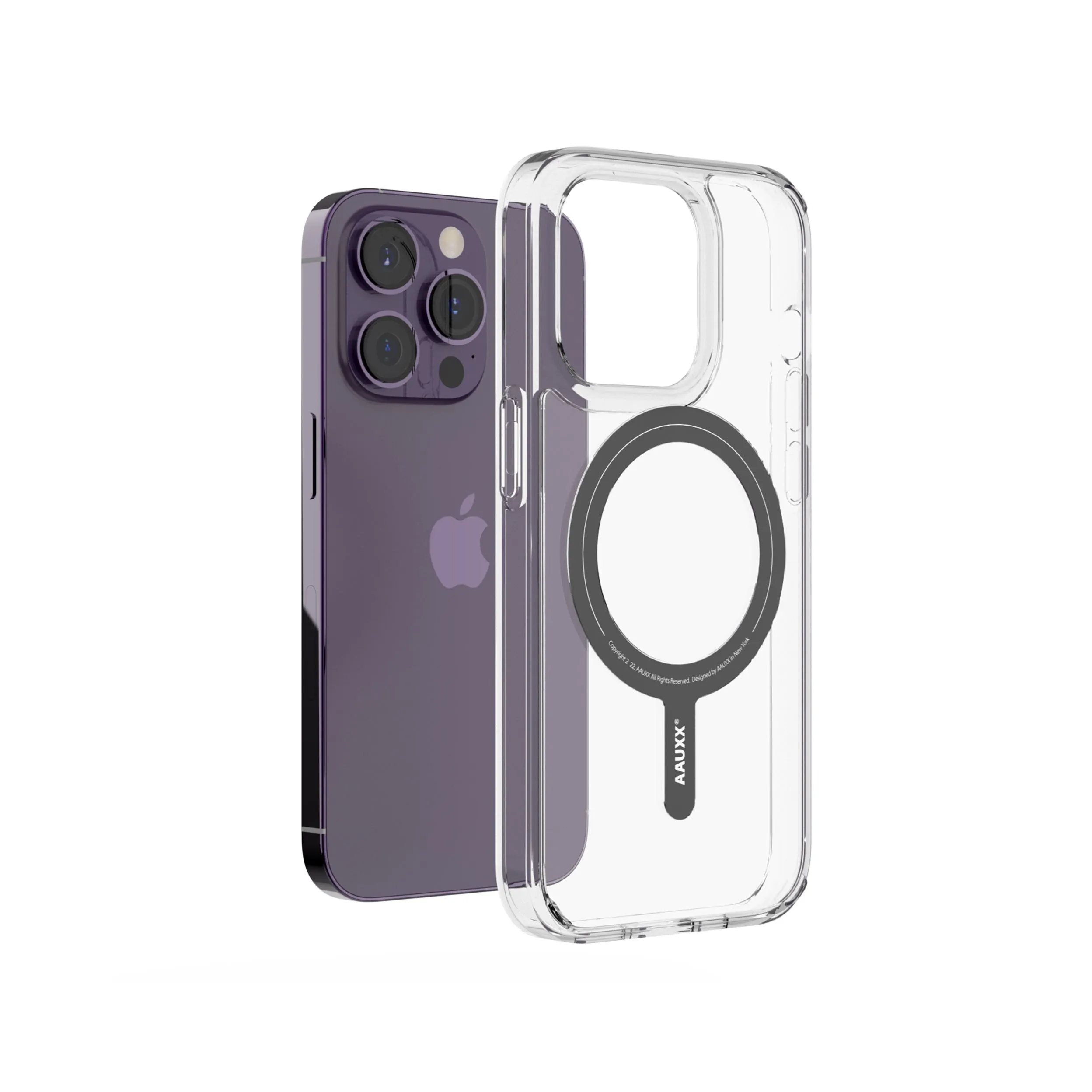 Apple iPhone - Phone case - Back cover - Case - MagSafe - Shock Proof - iRing® - Transparent