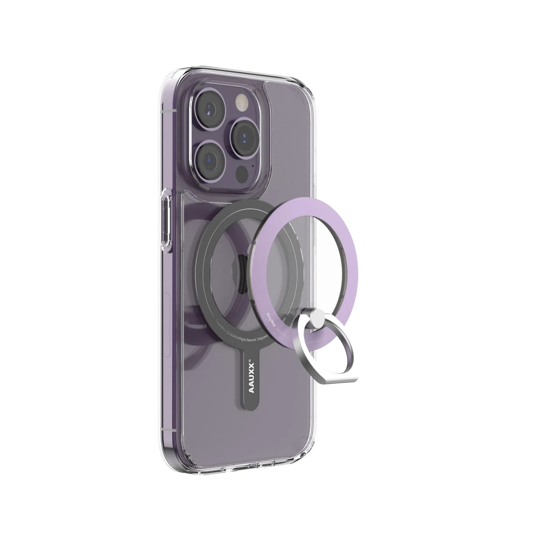 Apple iPhone - Phone case - Back cover - Case - MagSafe - Shock Proof - iRing® - Transparent