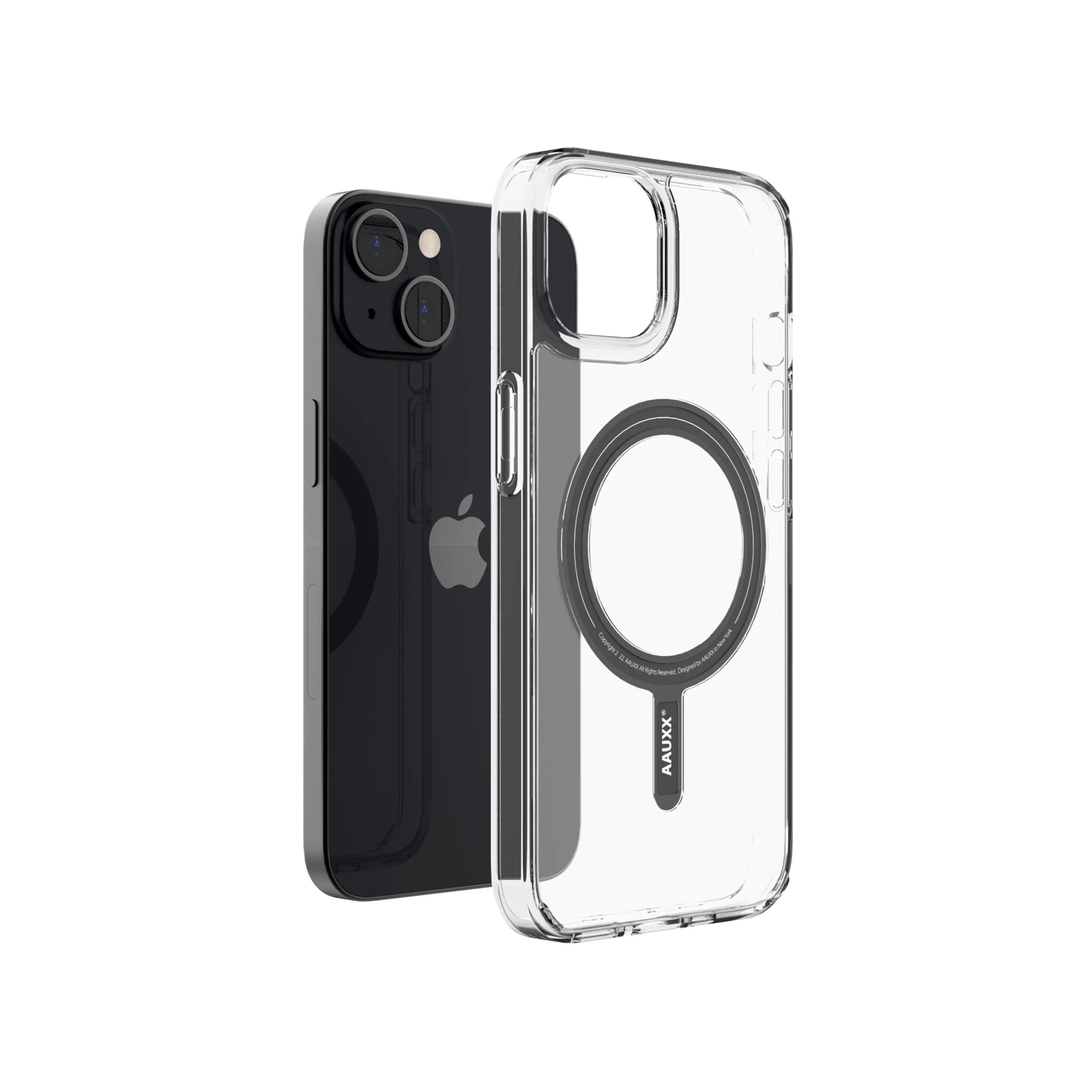 Apple iPhone - Phone case - Back cover - Case - MagSafe - Shock Proof - iRing® - Transparent