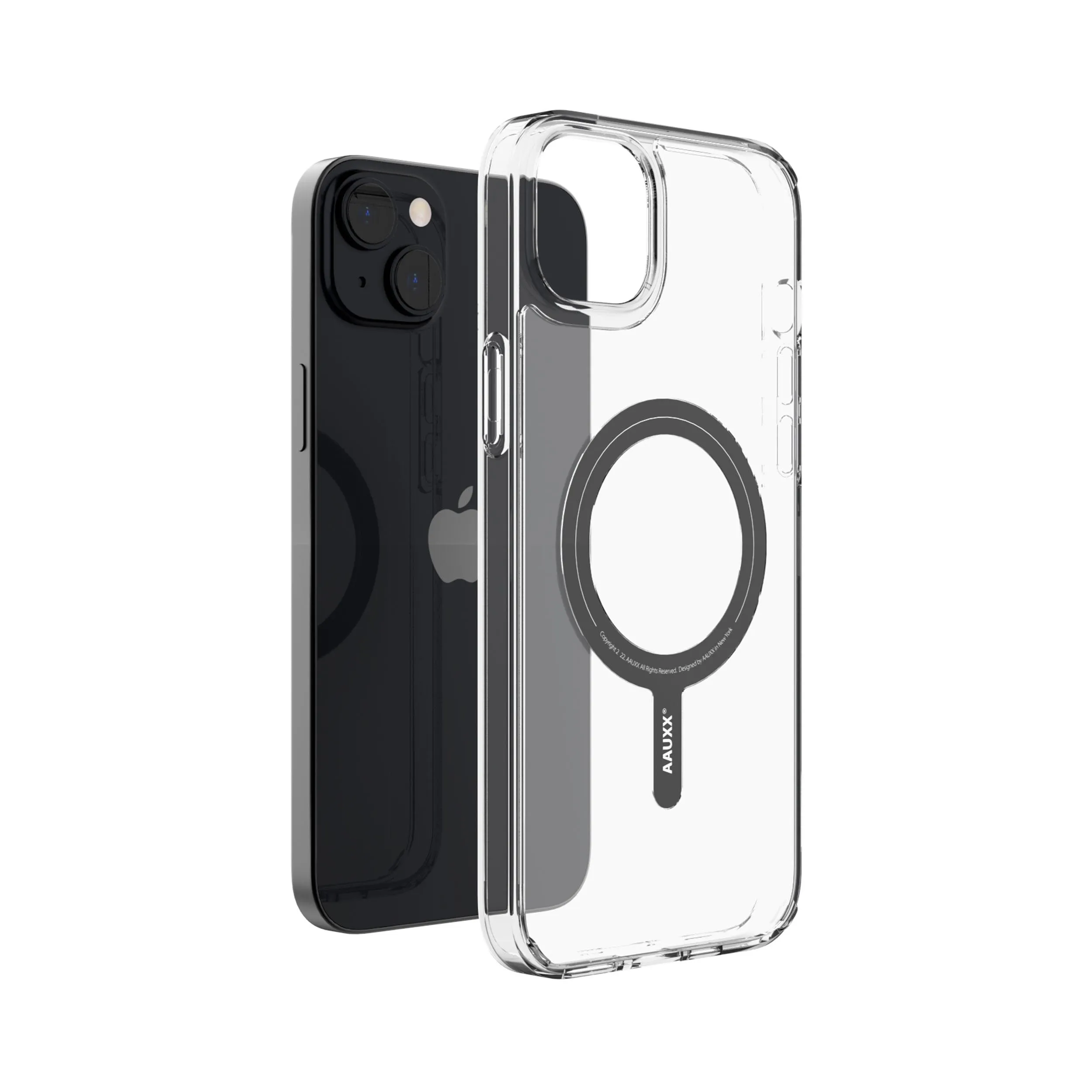Apple iPhone - Phone case - Back cover - Case - MagSafe - Shock Proof - iRing® - Transparent