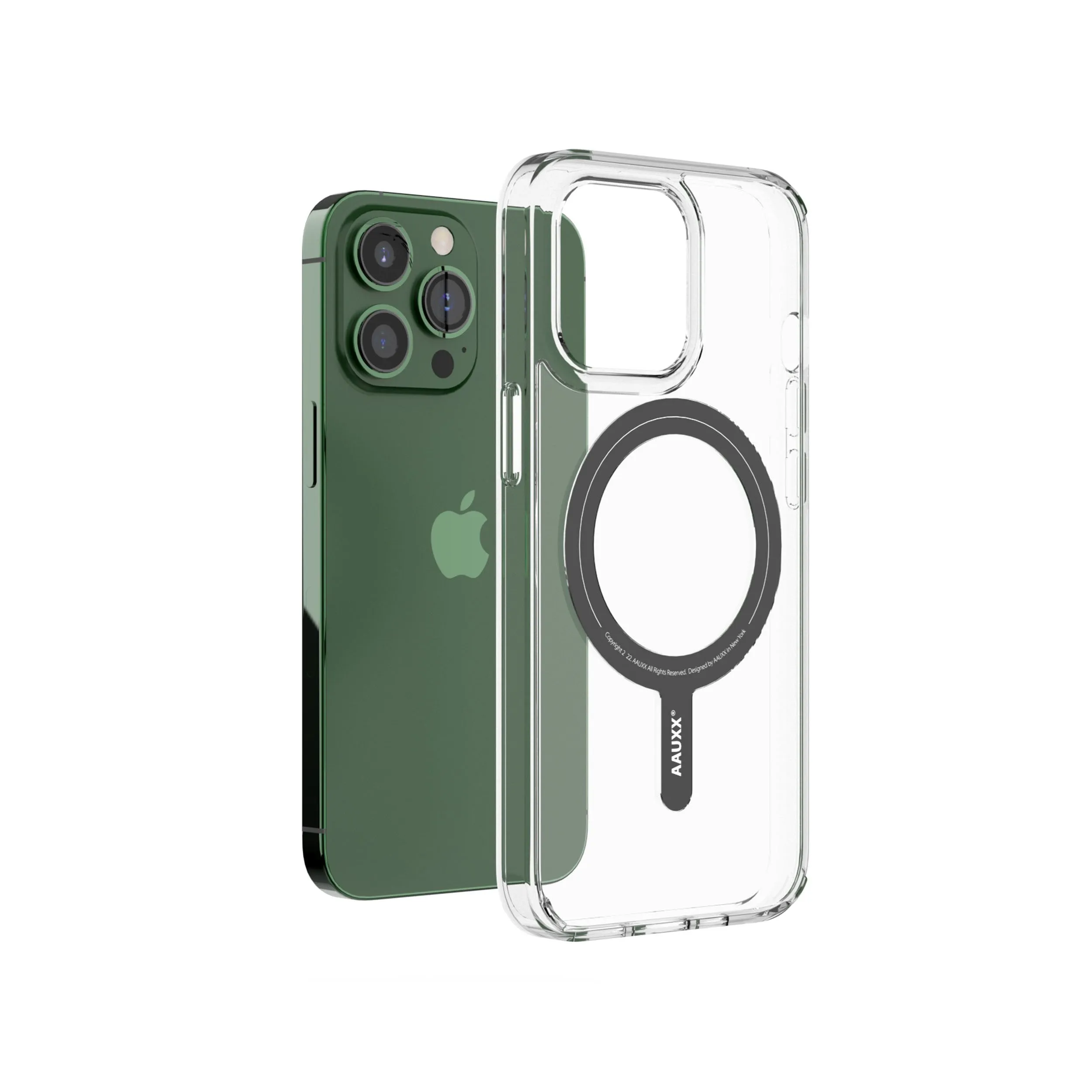 Apple iPhone - Phone case - Back cover - Case - MagSafe - Shock Proof - iRing® - Transparent