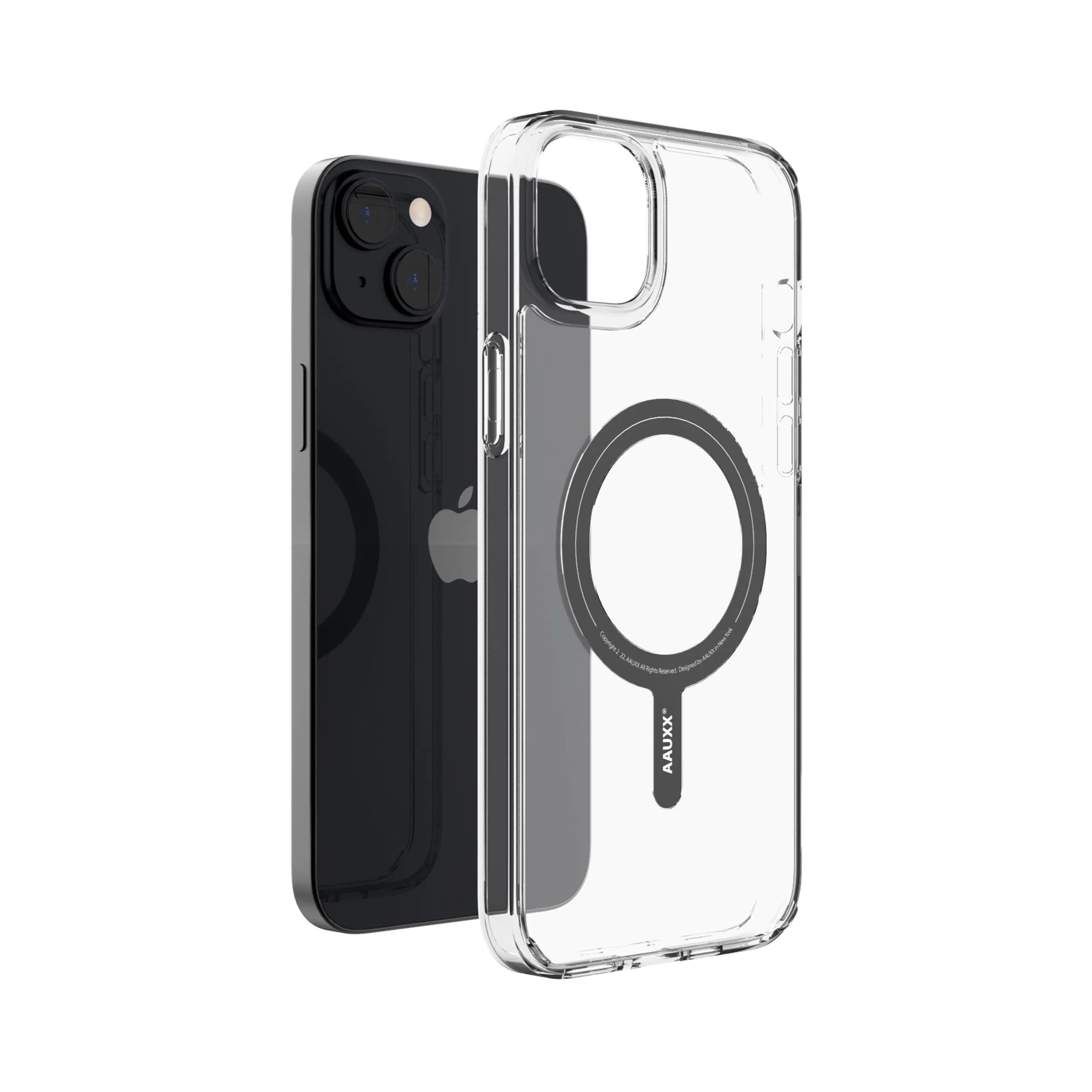 Apple iPhone - Phone case - Back cover - Case - MagSafe - Shock Proof - iRing® - Transparent