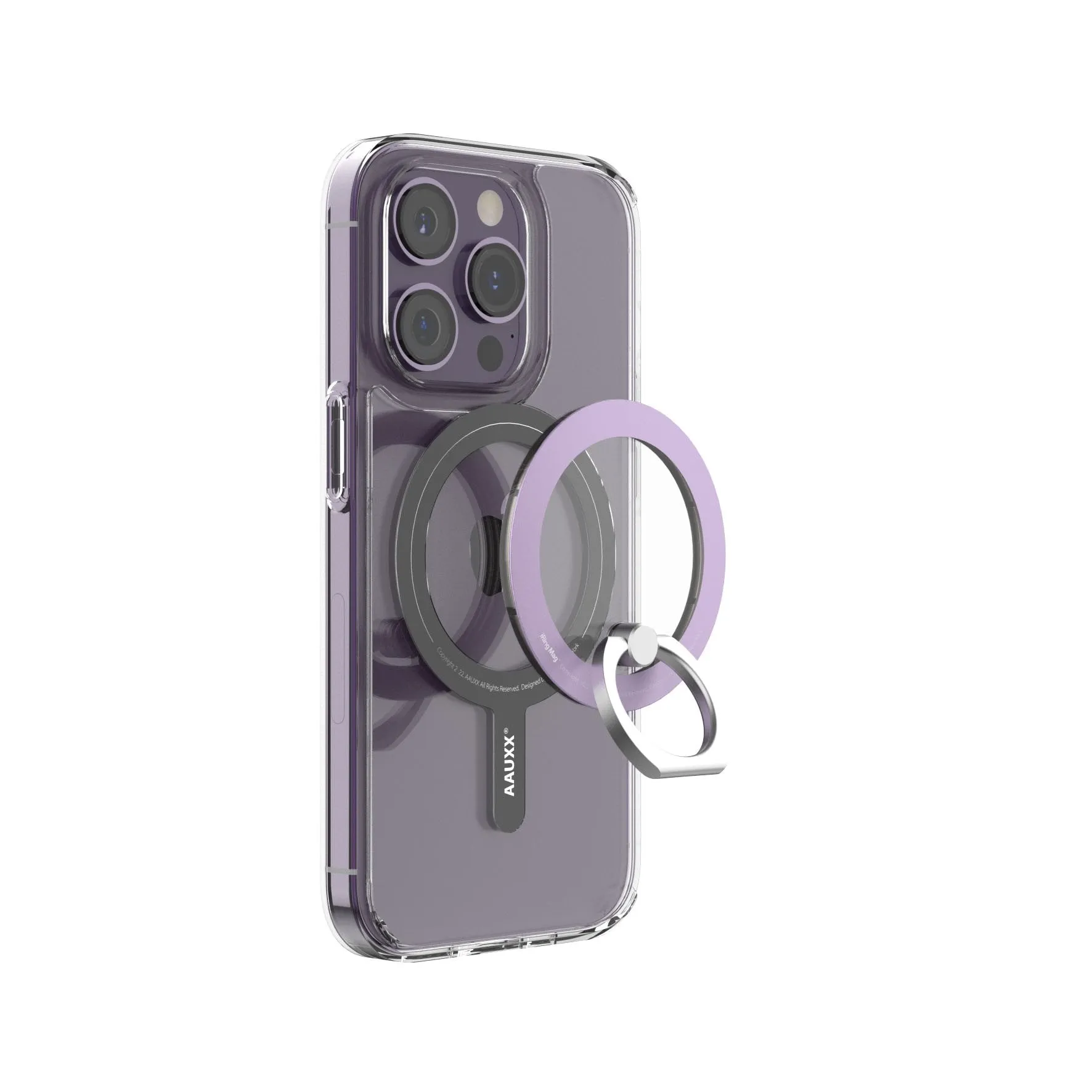 Apple iPhone - Phone case - Back cover - Case - MagSafe - Shock Proof - iRing® - Transparent