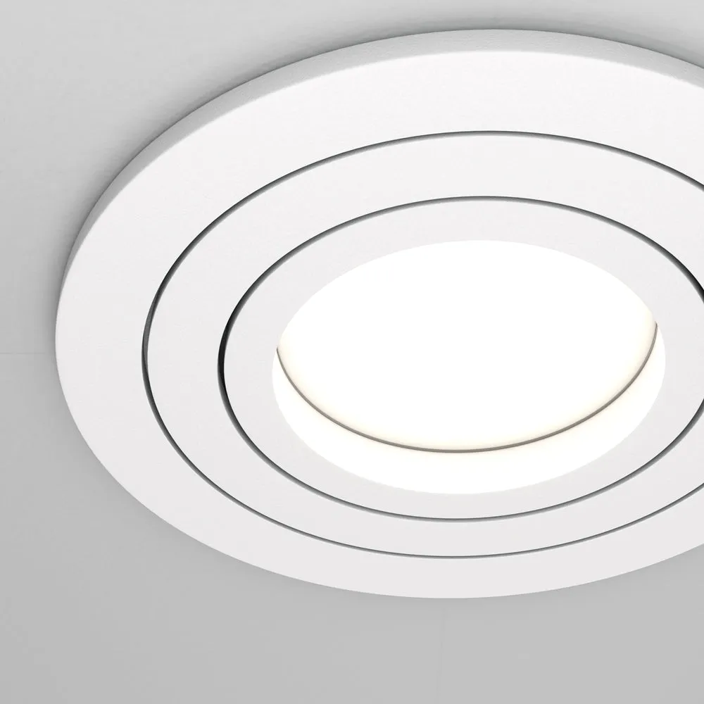 Atom Downlight - White/Black Finish