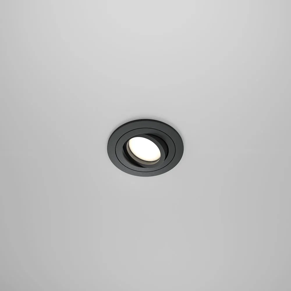 Atom Downlight - White/Black Finish
