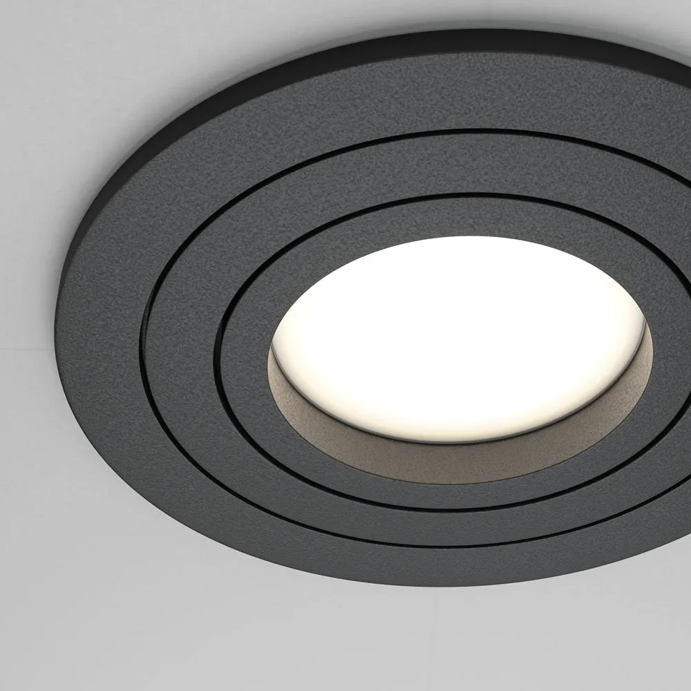 Atom Downlight - White/Black Finish