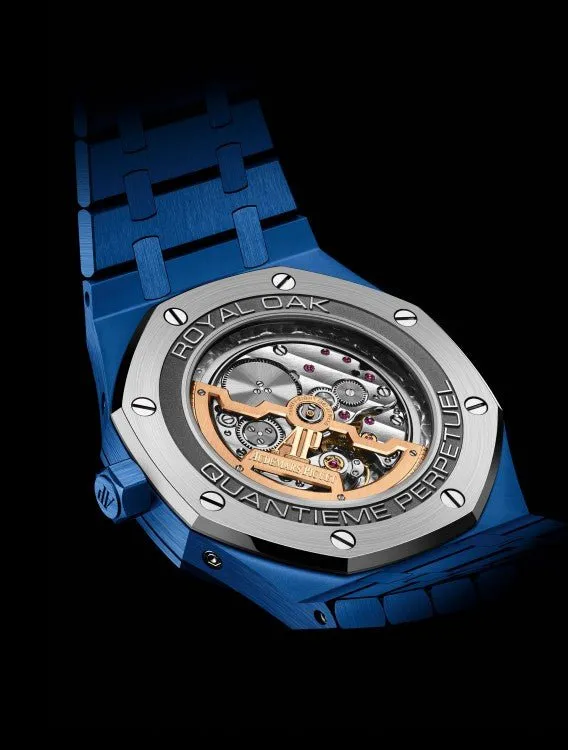 Audemars Piguet Royal Oak Perpetual Calendar Blue Ceramic Ref # 26579CS.OO.1225CS.01