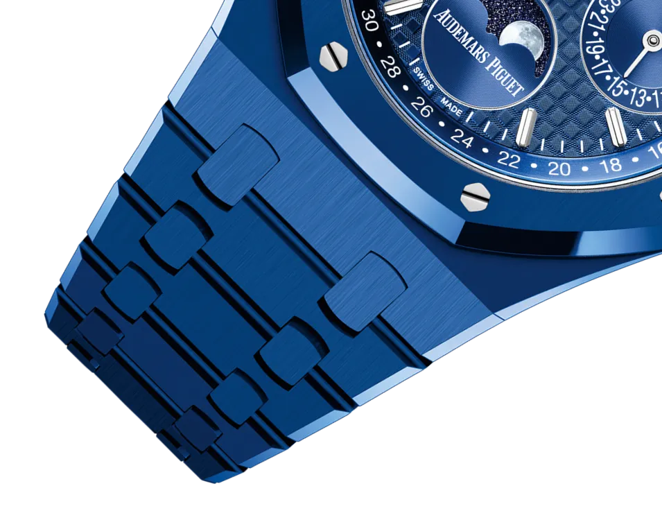 Audemars Piguet Royal Oak Perpetual Calendar Blue Ceramic Ref # 26579CS.OO.1225CS.01