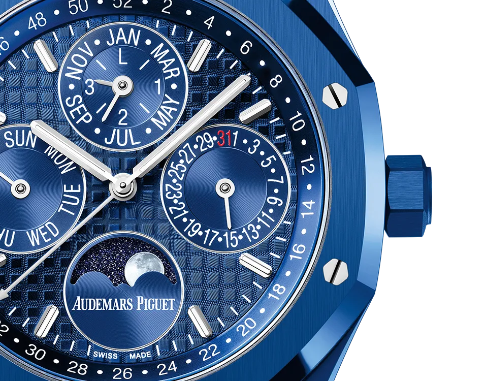 Audemars Piguet Royal Oak Perpetual Calendar Blue Ceramic Ref # 26579CS.OO.1225CS.01