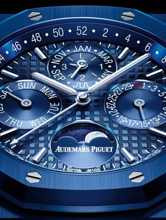 Audemars Piguet Royal Oak Perpetual Calendar Blue Ceramic Ref # 26579CS.OO.1225CS.01
