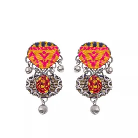 Ayala Bar Embroidered Dream Sunset Savita Earrings