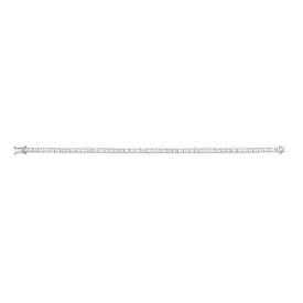 Baguette Eternity Bracelet - White Gold