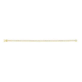 Baguette Eternity Bracelet - Yellow Gold