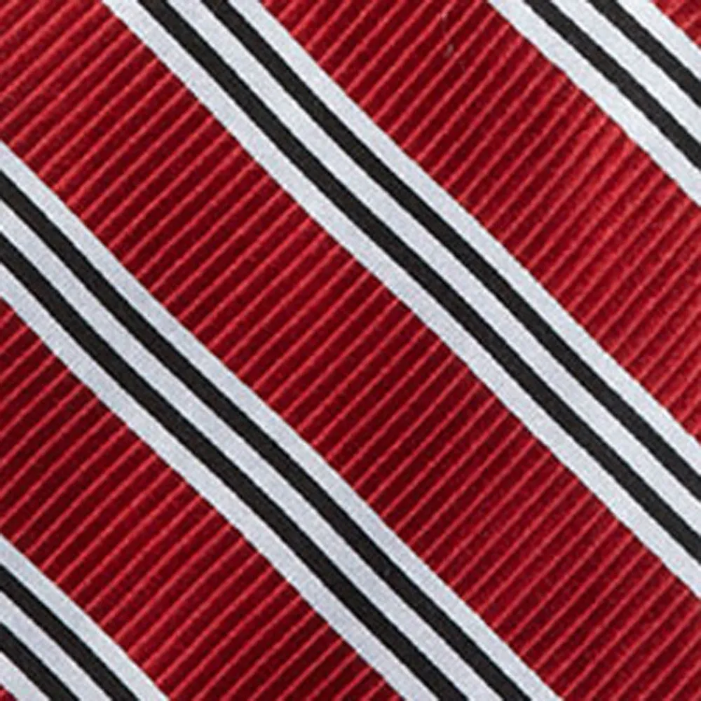 Bar Stripes Red Tie