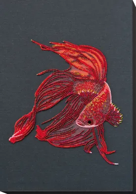 Bead Embroidery Kit - Red gold