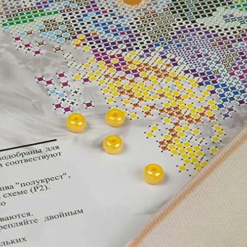 Beadwork kit B-641 "Spring", Bead Embroidery, Needlepoint, Handcraft kit, DIY Beaded Painting 3D, Tapestry Beaded Cross Stitch kit, Beadwork