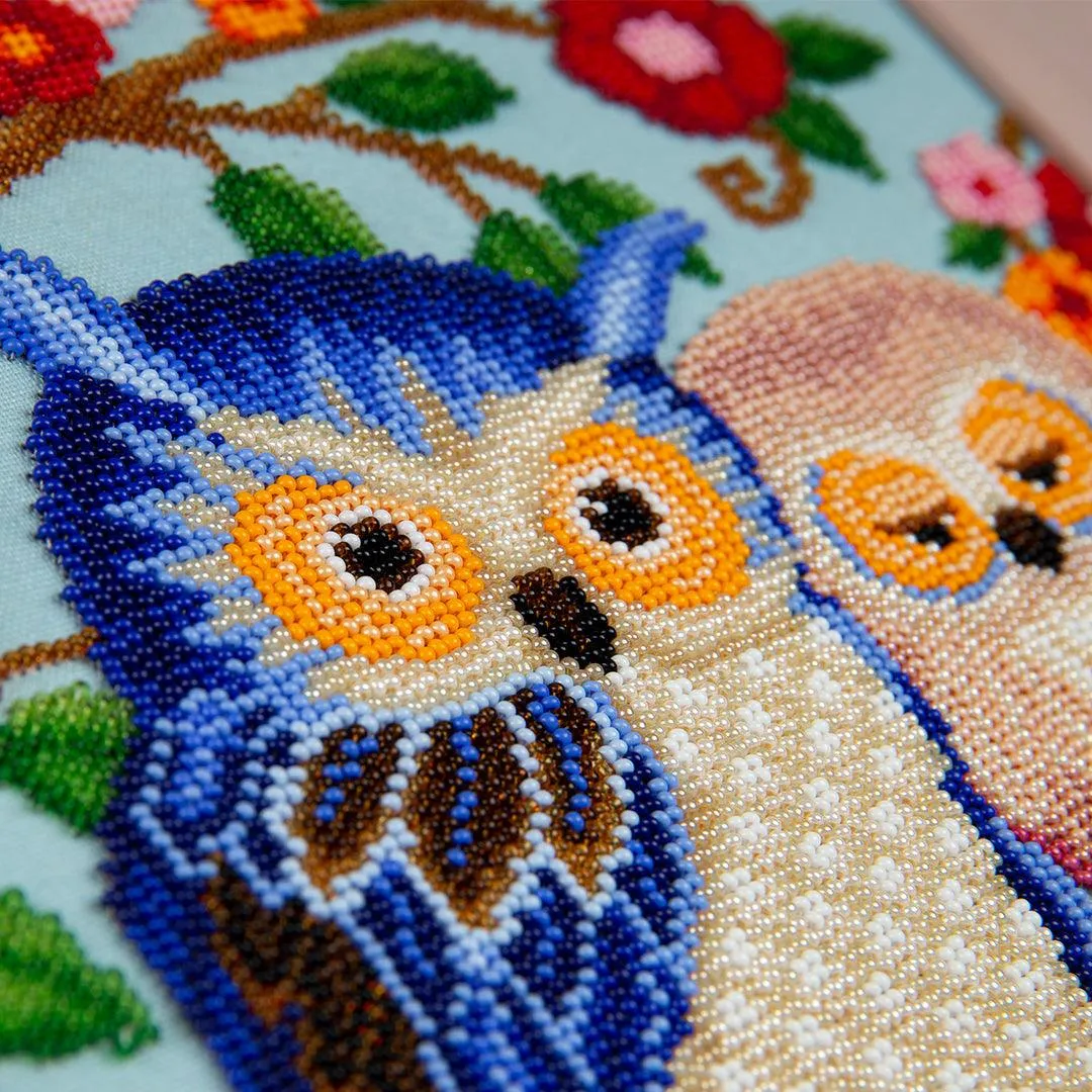 Beadwork kit B-747 "Happy family" Charivna Mit