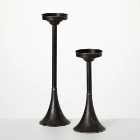 Bell-Shaped Candle Holder Set